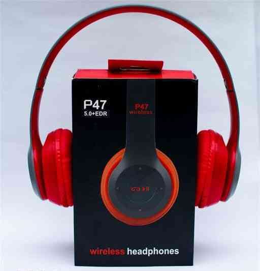P47 wireless headphones with 5.0 Bluetooth