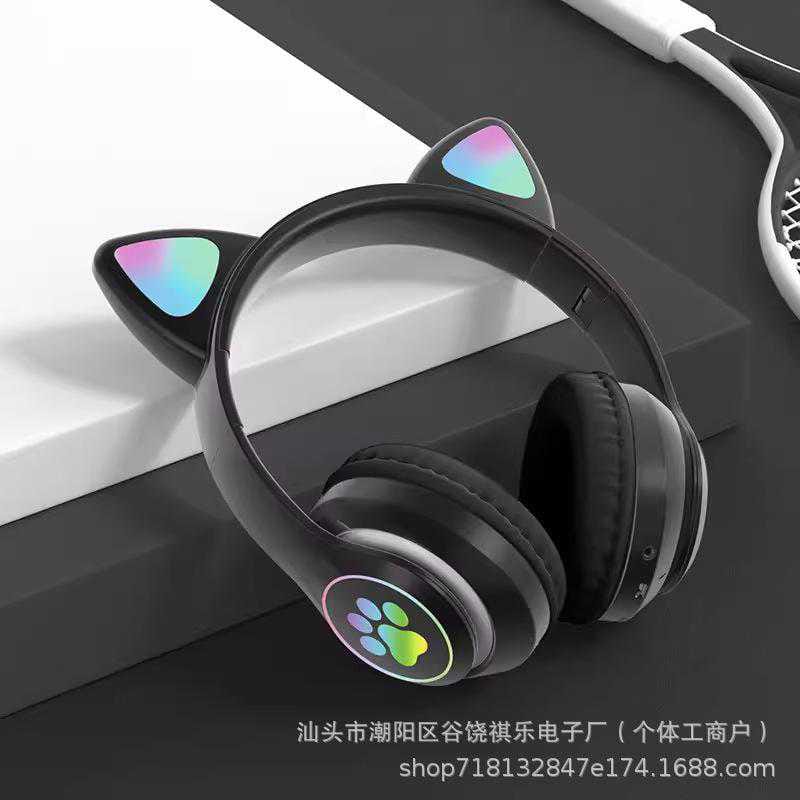 STN-28 Wireless Cat Ear Headset মেয়েদের কেট হেডফোন