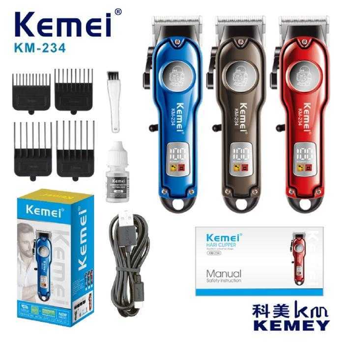 Kemei KM-234 Professional Hair Clipper – Modern Design & Powerful Performance