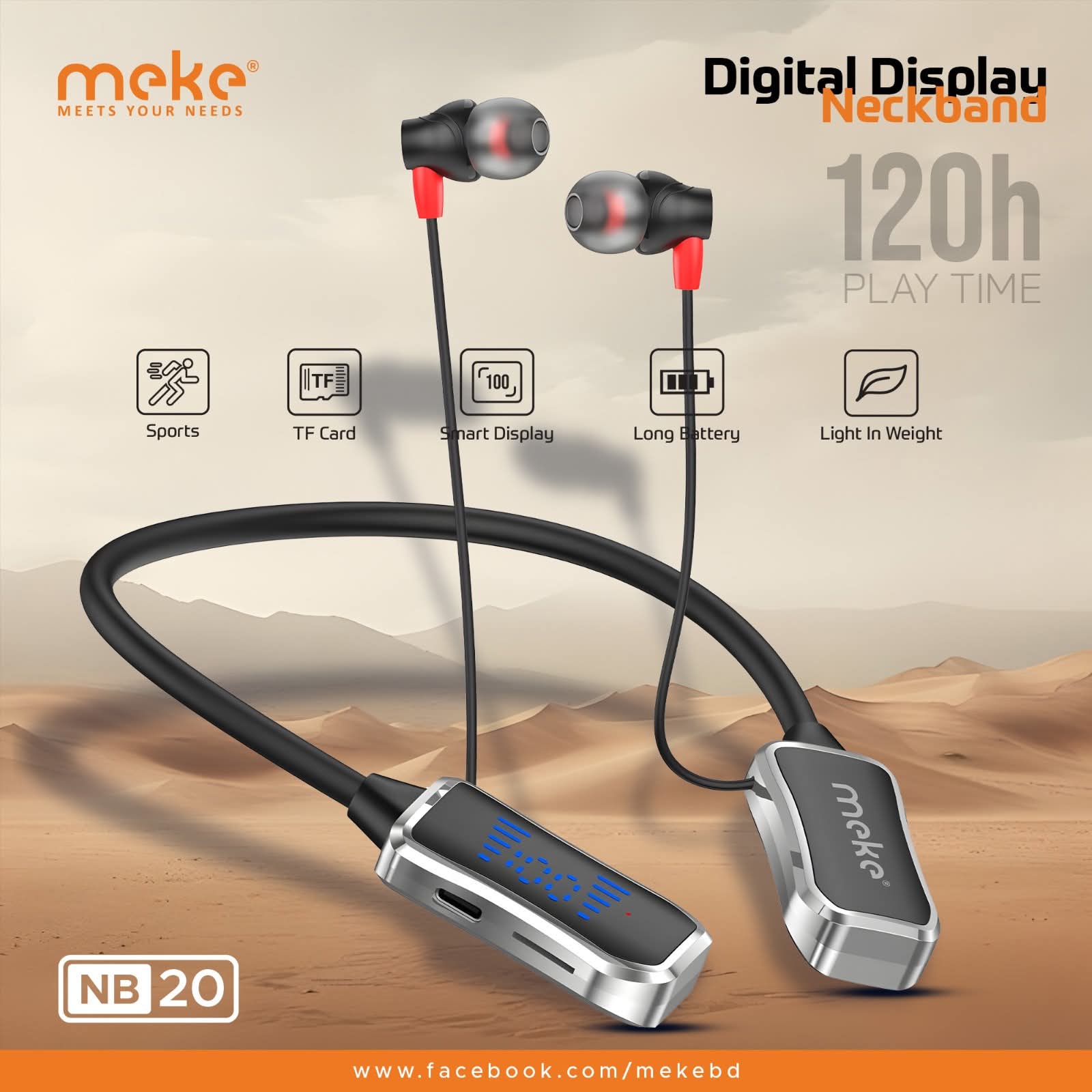 🔥 MEKE NB20 Neckband