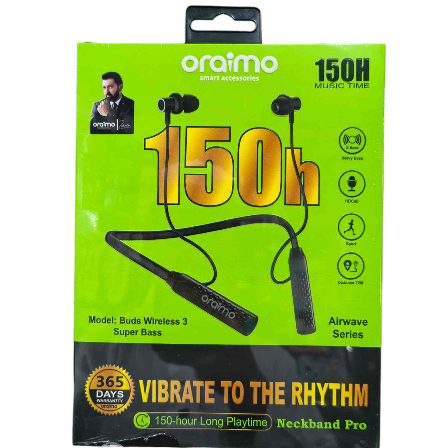 150h Oraimo Buds Wireless 3